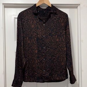 AllSaints Button up long sleeve shirt